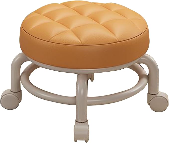360° Rotating Roller Stool Small Lazy Housework Stool for Living Room Garage | Home & Garden