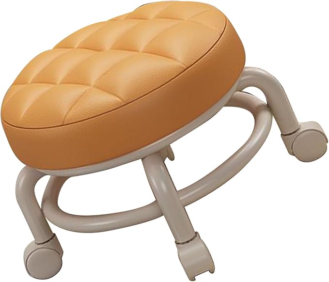 360° Rotating Roller Stool Small Lazy Housework Stool for Living Room Garage | Home & Garden