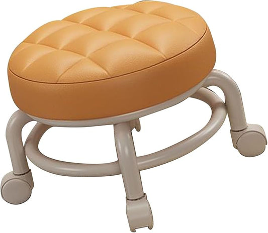 360° Rotating Roller Stool Small Lazy Housework Stool for Living Room Garage | Home & Garden