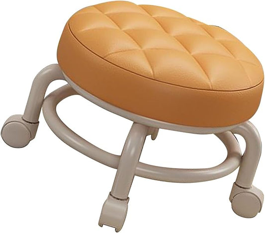 360Β° Rotating Roller Stool Small Lazy Housework Stool for Living Room Garage | Home & Garden